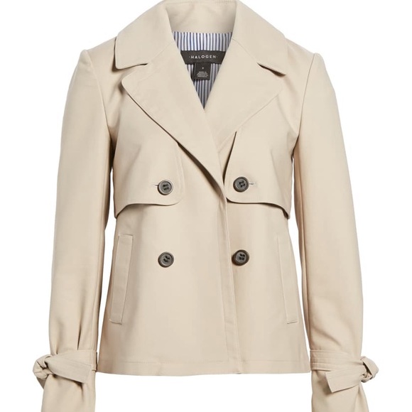 halogen trench coat
